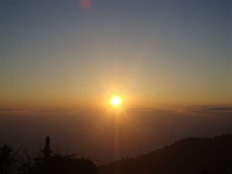 Amazing Sunrise of Tiger Hill Stock Photo - Image of west, sector ...