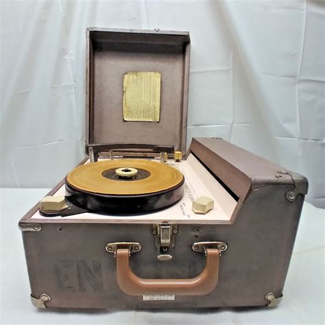 Audiotronics Model Va Speed Rpm Turntable Record