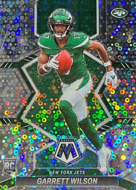 Garrett Wilson Mosaic No Huddle Price Guide Sports Card