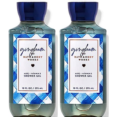 Amazon Bath And Body Works Gingham Unisex Shower Gel 10 Oz