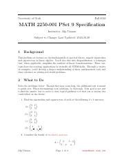 Math Fall Pset Pdf University Of Utah Fall Math