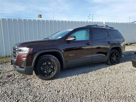 Report 1GKKNLLS4MZ184986 GMC ACADIA 2021 BLACK GAS - price and damage ...