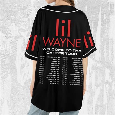 Personalize Lil Wayne Welcome To Tha Carter Tour Dates 2023 Jersey