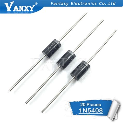 20pcs In5408 1n5408 3a 1000v Do 27 Rectifier Diode Dioded