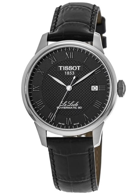 Tissot Le Locle Powermatic 80 Automatic Black Dial Men S Watch T006 407