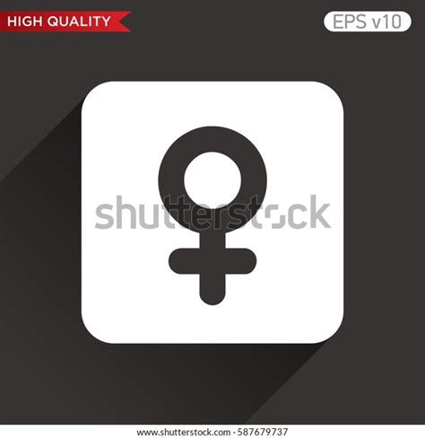 Sex Icon Button Sex Icon Modern Vector De Stock Libre De Regalías