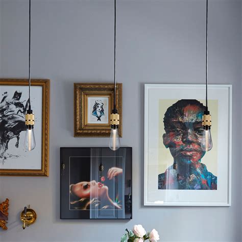 Buster Punch Hooked 1 0 Nude Hanging Light Brass Lights Co Uk