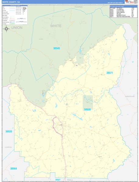 Digital Maps Of White County Georgia