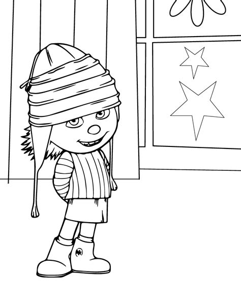 Despicable Me Lucy Wilde Coloring Page