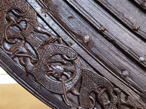 Oseberg Ship Detail C 800 Viking Art