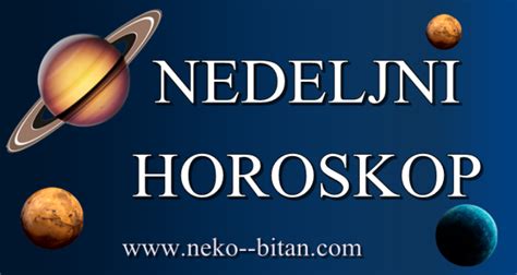 Nedeljni Horoskop Od Decembra Godine Neko Bitan