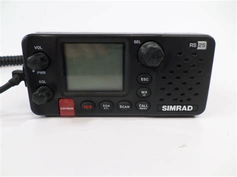 Simrad RS25 VHF With New Cable Max Marine Electronics