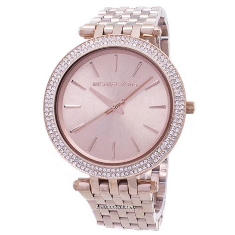 Michael Kors Darci Crystal Embellished Bezel Mk3192 Women S Watch