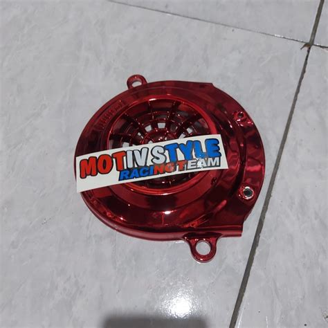 Jual Tutup Kipas Suzuki Skywave Hayaye Spin Skydrive Crom Merah