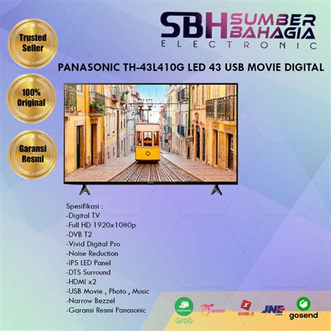 Jual PANASONIC TH 43L410G LED 43 USB MOVIE DIGITAL NEW KHUSUS