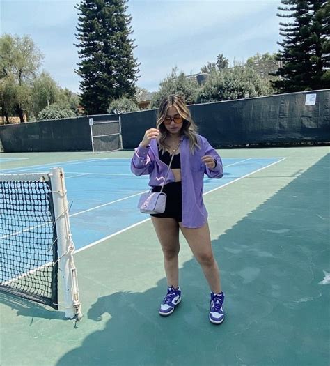 Chill Outfit Inspo With Purple Jordans