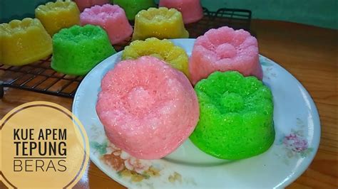 RESEP KUE APEM TEPUNG BERAS ENAK LEMBUT ANTI GAGAL Cocok Buat Pemula