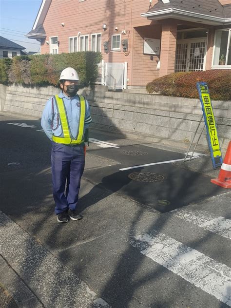 水道工事における交通誘導｜工事現場警備｜麻生区五力田｜神奈川県横浜市、川崎市・東京都を中心に交通誘導警備・工事現場警備・雑踏警備・イベント