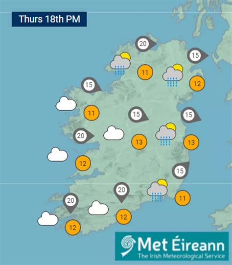 Ireland weather: Two areas to hit two degrees as Met Eireann confirms ...