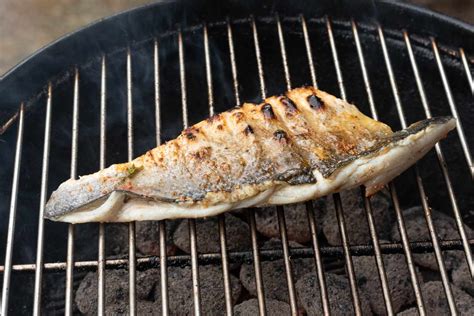 Grilled Sea Bass With Garlic Butter Recipe