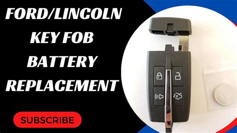 Ford Lincoln Key Fob Battery Replacement Ford Taurus Lincoln Mks