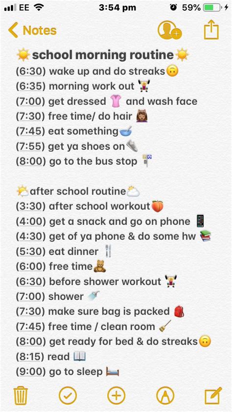 School Morning Routine ☀️ School Morning Routine School Routine For