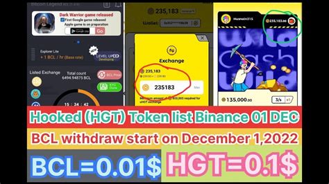 Bitcoin Legend Bcl Kyc Withdraw New Update Hooked Hgt Mining