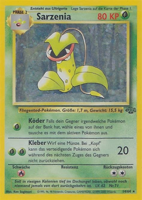 Sarzenia 14 64 Wert Bild Künstler Seltenheit Pokemonkarte de