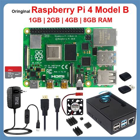 Raspberry Pi 4 Kit complet avec RAM et boîtier ABS Test et Avis