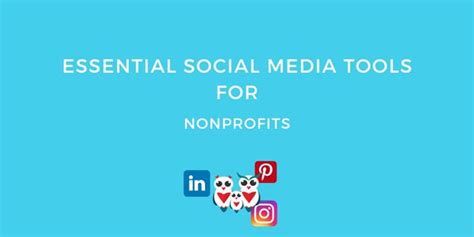 15 Essential Nonprofit Social Media Tools For 2023 R Marketing Design