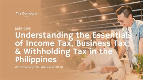 Understanding The Essentials Of Income Tax Business Tax And