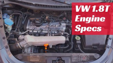 Engine Specifications Review For A 1 8t Turbo Volkswagen Audi Four Cylinder Youtube