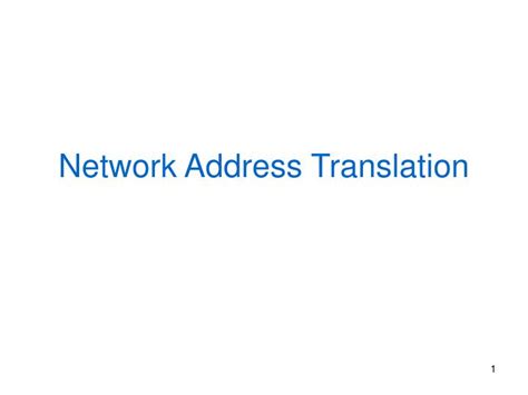 Ppt Network Address Translation Powerpoint Presentation Free