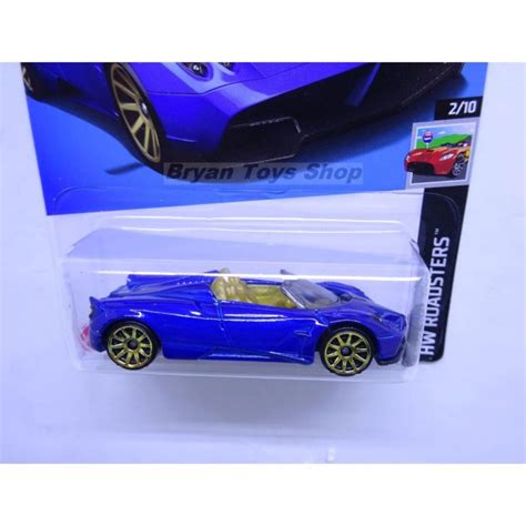 Jual ~ Hot Wheels 17 Pagani Huayra Roadster Biru ~` Kota Depok