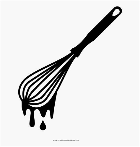 Whisk Coloring Page Whisk Clipart Png Free Transparent Clipart