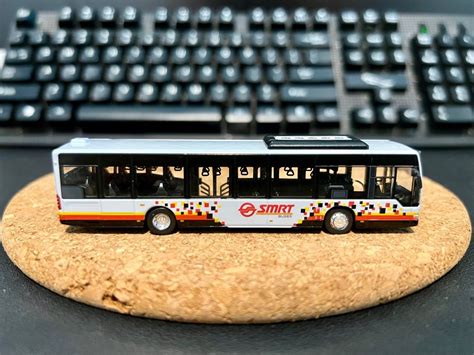 Decaled 1 110 SG Bus Mercedes Benz Citaro SMRT Service No 858 Hobbies