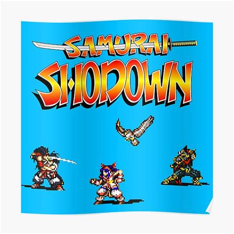 Samurai Shodown Samurai Spirits Pixel Art Poster For Sale By