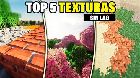 Top 5 Texture Pack Minecraft 1181 117 Sin Lag Pack De Texturas