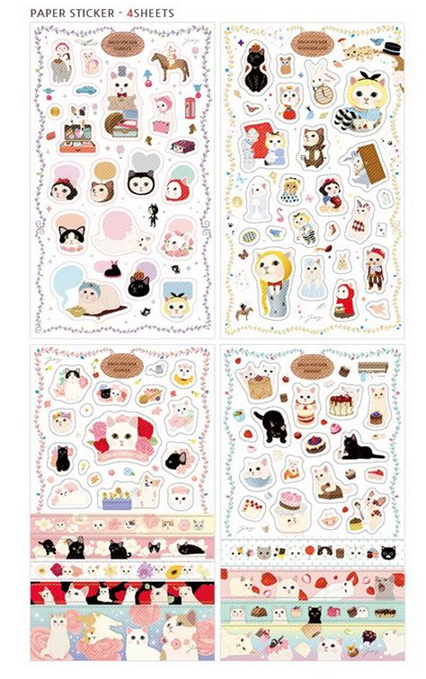 Deco Sticker Set Choo Choo Cat Sticker Pack Ver 3 Diary Etsy