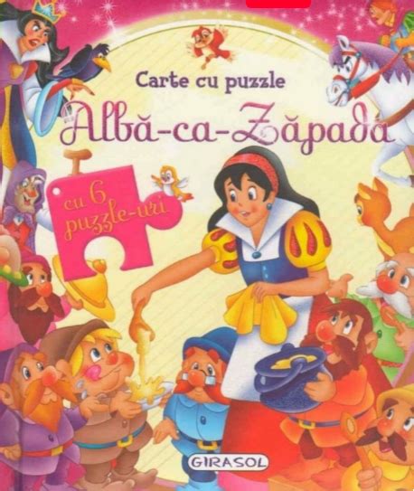 Carte Cu Puzzle Alba Ca Zapada Girasol Biblion