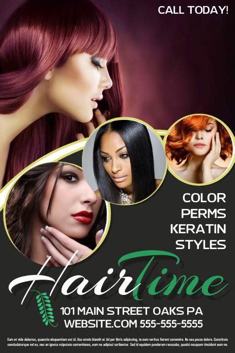 Hair Salon Template Postermywall