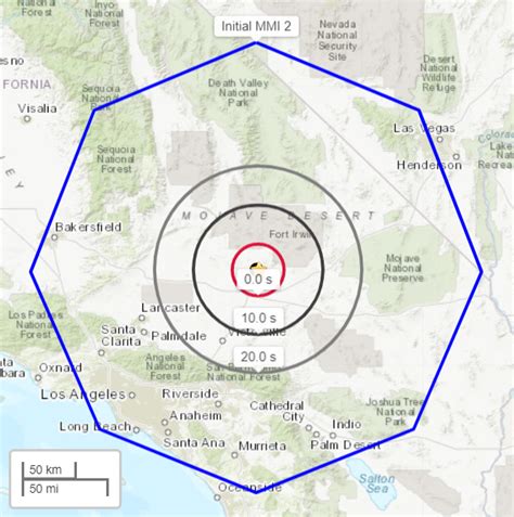 USGS Issues First Quake Alert