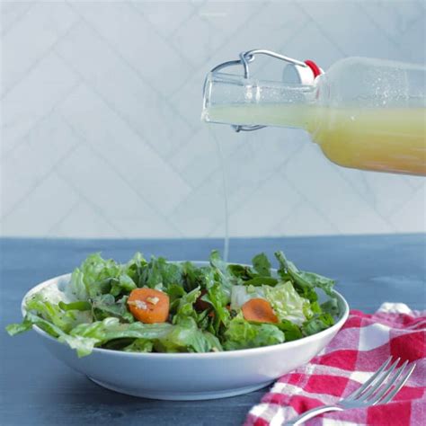 Homemade Vinegar and Oil Salad Dressing - Flour Child