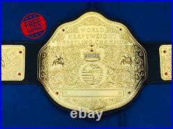 WCW Big Gold World Heavyweight Championship Title Belt Replica Brass ...