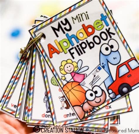 Mini Alphabet Flipbook The Measured Mom