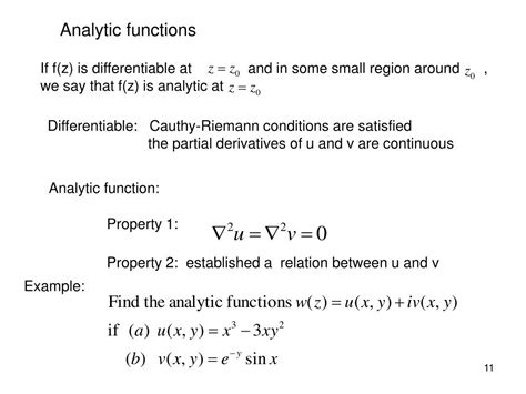 Ppt Functions Of A Complex Variables Powerpoint Presentation Free