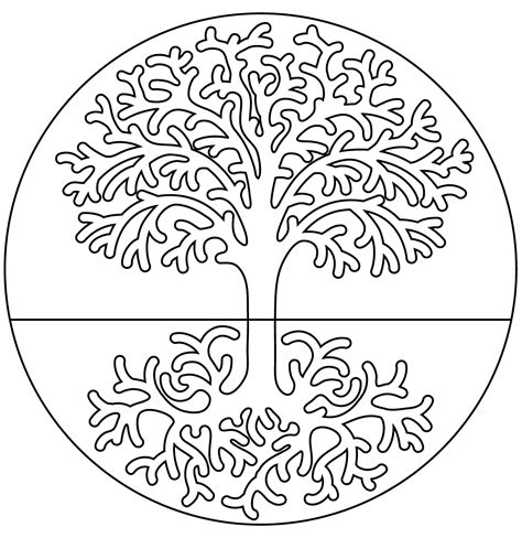 Tree of Life coloring page - ColouringPages