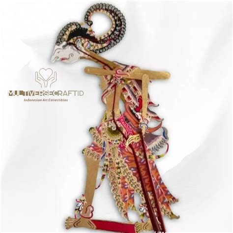 Jual Wayang Alusan Kulit Sapi Asli Lesmana Gapit Bambu Ukuran Standar