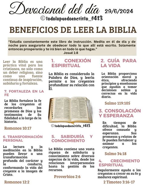 Beneficios De La Biblia En