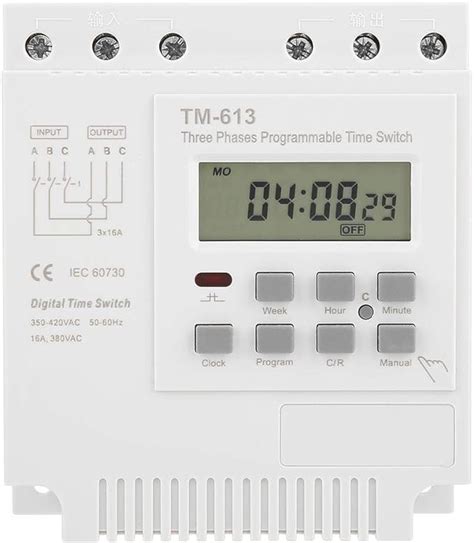 TM 163 Relais Temporisé Programmable 380V 50 60Hz 16A Relais